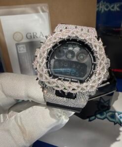 G-Shock Iced Out Thorn Moissanite Watch
